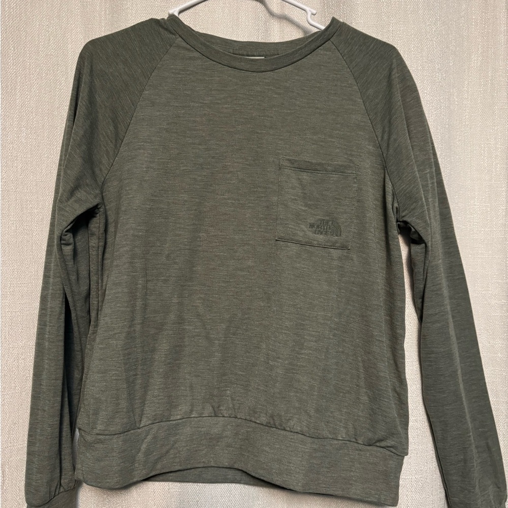 The North Face Olive Green Crewneck